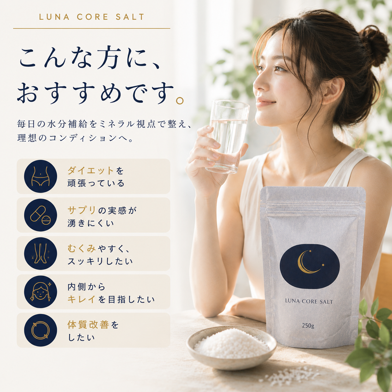 LUNA CORE SALT 750g – 【公式】KADOMORI ONLINE SHOP